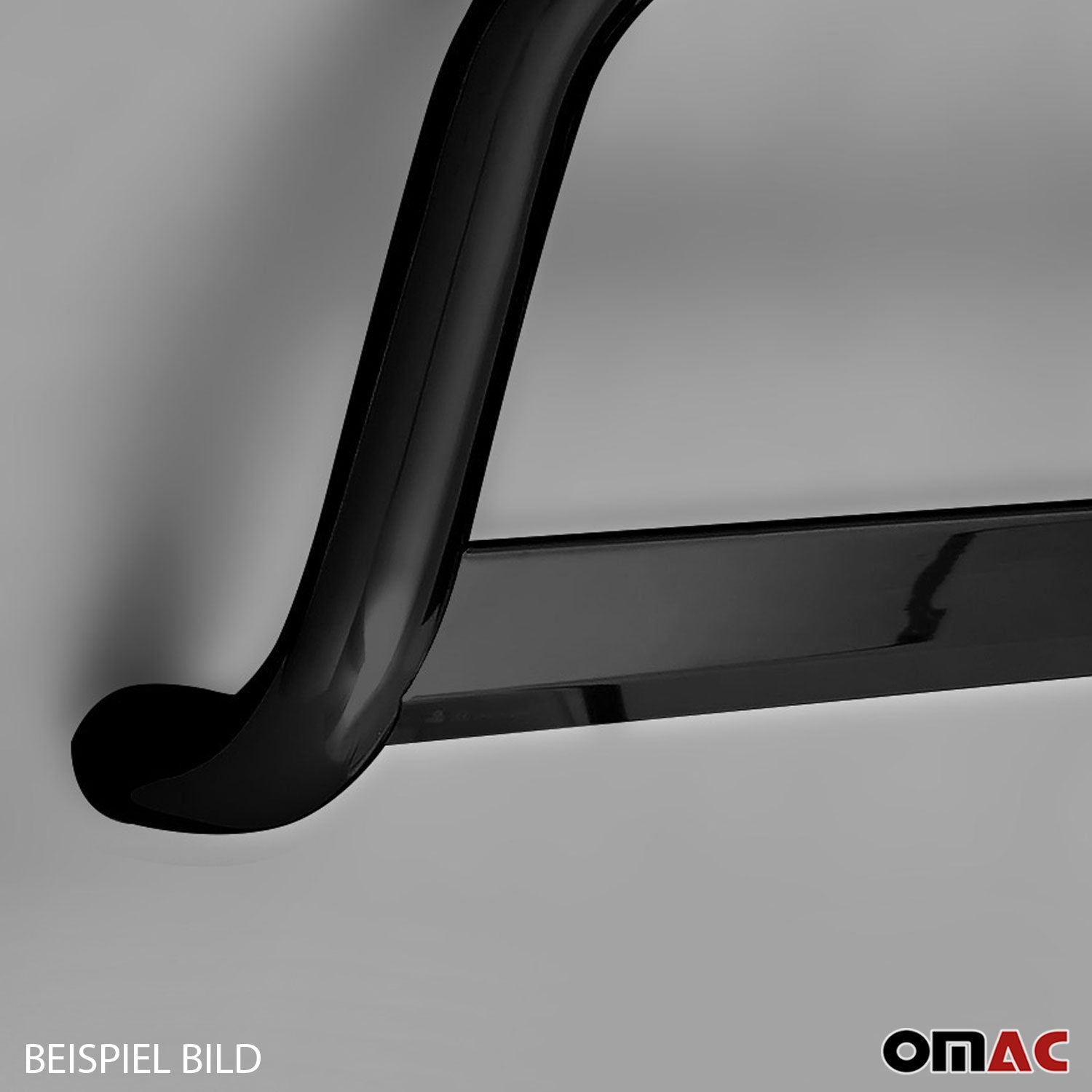 Pare-buffle Avant pour Peugeot Expert 2013-2016 63 mm en Acier Noir
