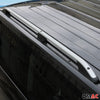 Barres de toit longitudinales pour Fiat Doblo 2000-2010 Aluminium Gris