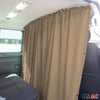 Rideaux De Séparation De Cabine pour Ford Transit Tourneo Courier L1 L2 Beige