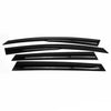 Déflecteurs de Vent pluie d'air pour Honda Civic 2011-2016 SD Acrylique Noir 4x