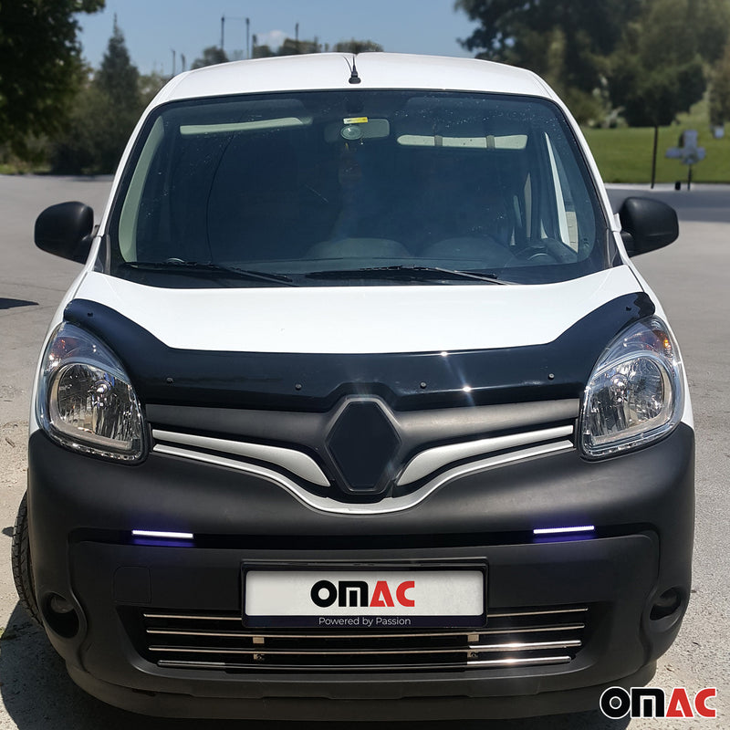 Déflecteur de Capot pour Renault Kangoo 2013-2021 en Acrylique Noir