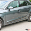 Baguette protection Latérale de porte pour VW Sharan 2010-2024 Chromé Foncé 4x