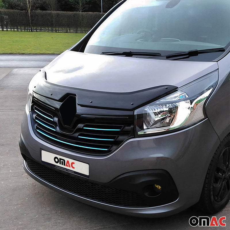 Déflecteur de Capot pour Renault Trafic 2014-2021 en Acrylique Noir