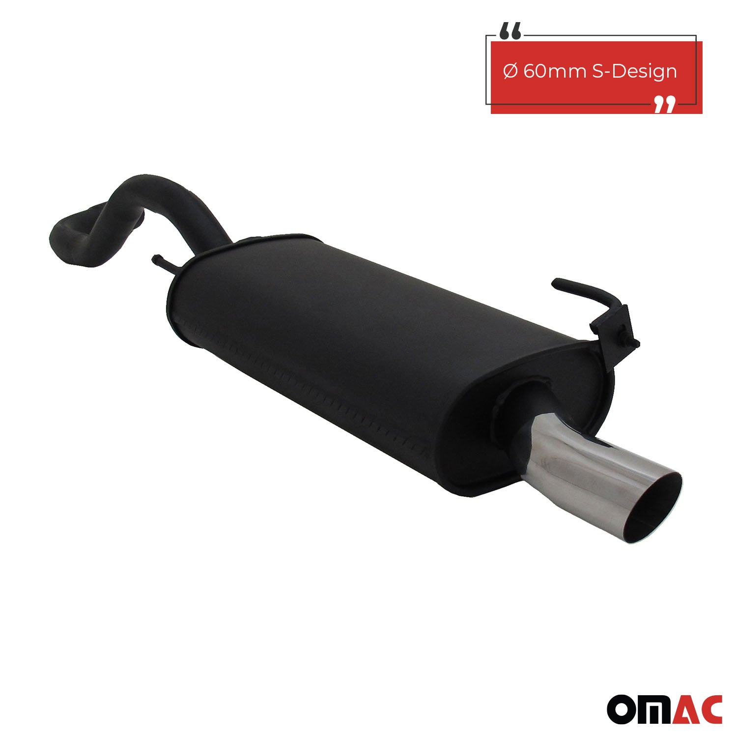 Échappement arrière sport Novus pour VW Polo 4 6N / 6N2 1x60mm S-Design