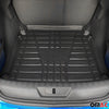 Kit Tapis de sol et coffre pour VW Caddy 2004-2010 Noir TPE