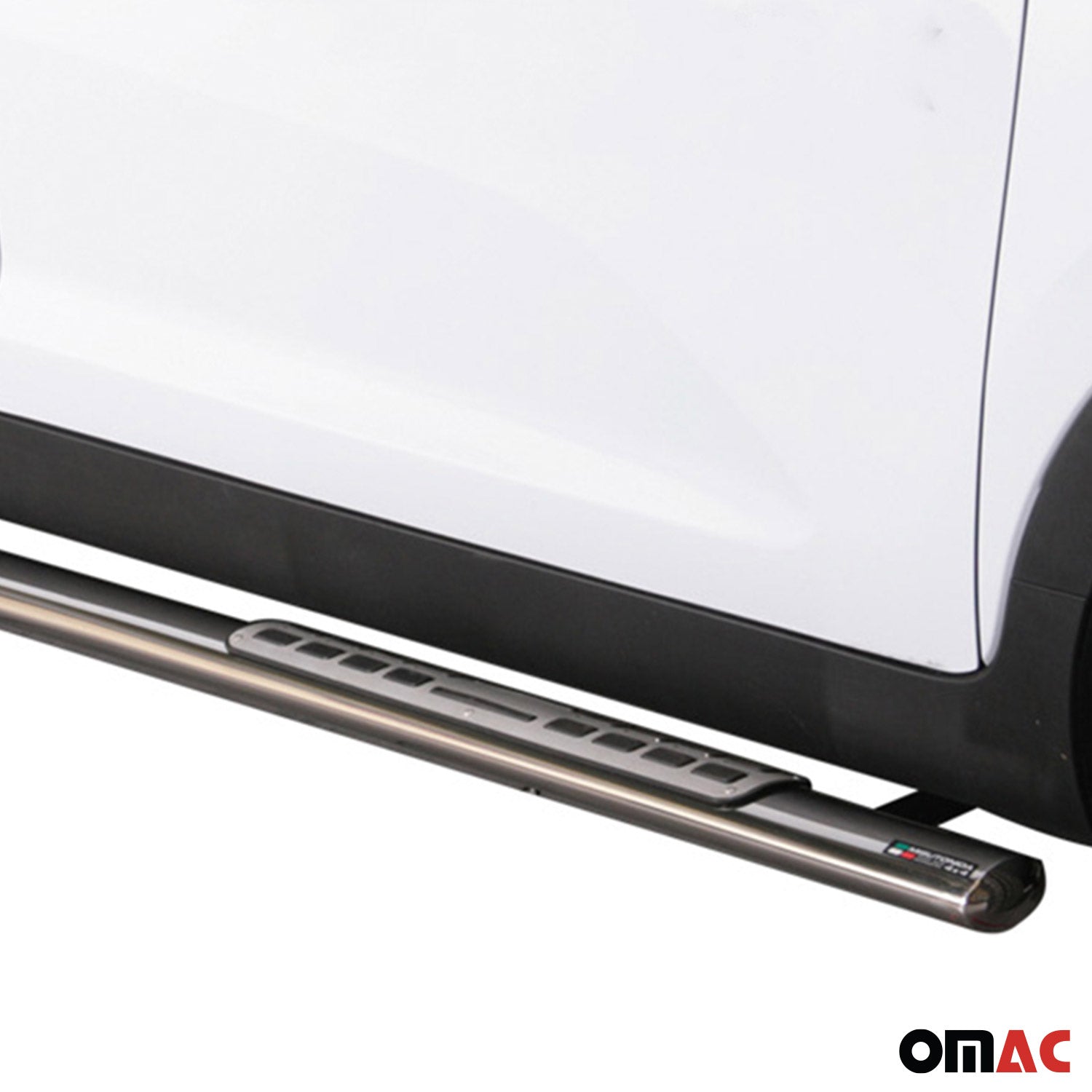 Marchepieds Latéraux pour Kia Sportage 2010-2015 Acier Inoxy Argent