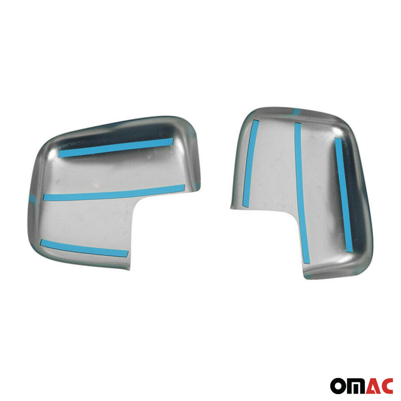 Coques de Rétroviseurs pour VW T4 Transporter 1990-2003 RHD 2x Acier Inox Chromé