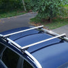 Brio Barres de toit transversales pour Fiat Doblo 2000-2010 Gris