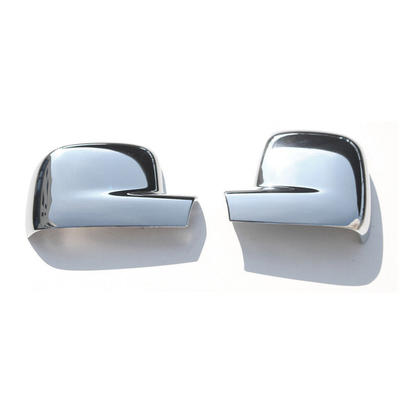 Coques de Rétroviseurs pour VW Caddy III 2003-2015 en Acier Chromé Argent