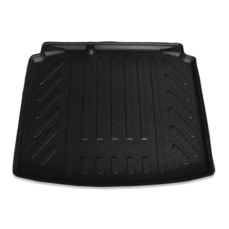 Tapis de Coffre pour Skoda Rapid Berline 2012-2019 en TPE Noir