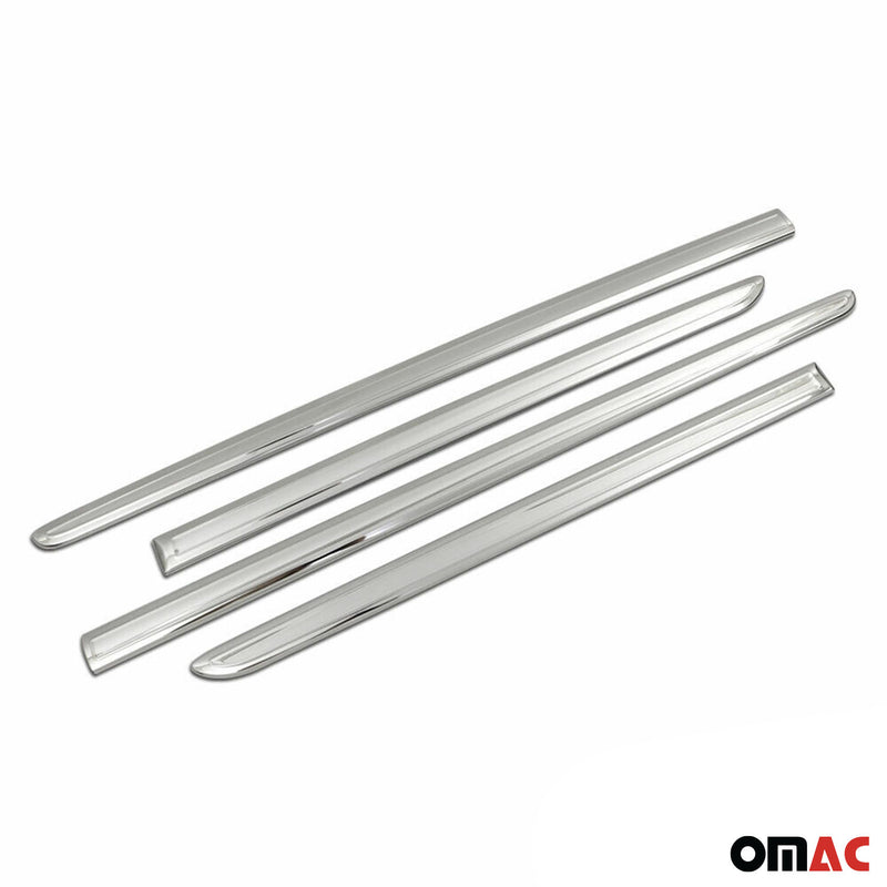 Garniture Baguette de porte latérale pour VW Caddy 2015-2020 en acier inox 4Pcs