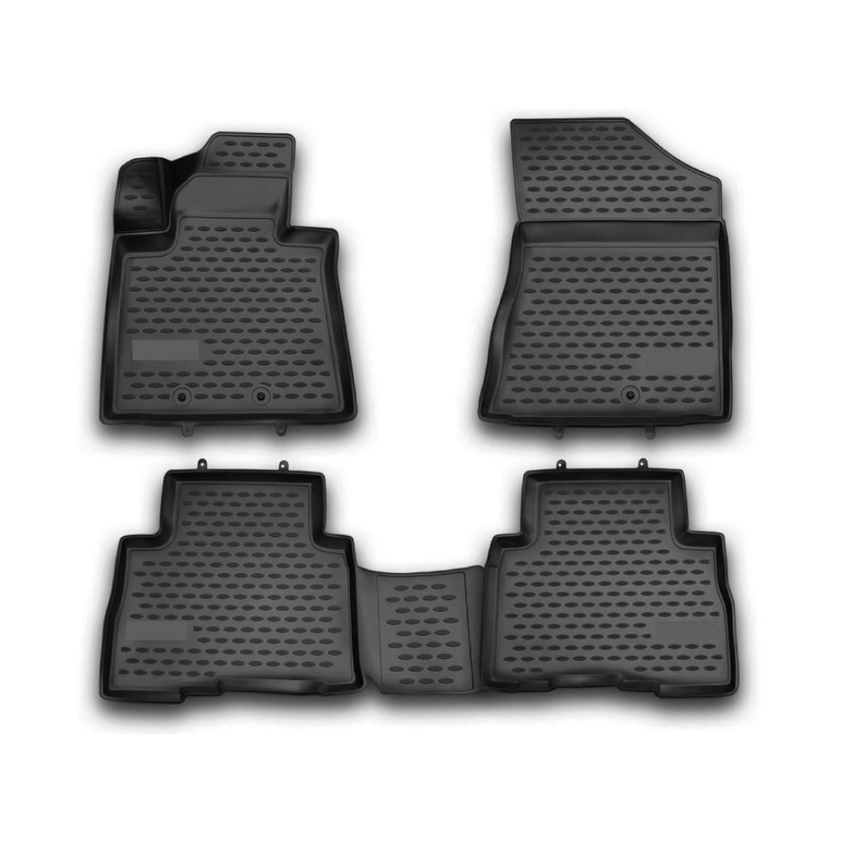 OMAC Tapis de sol pour Kia Sorento Facelift 2012-2015 sur mesure en caoutchouc
