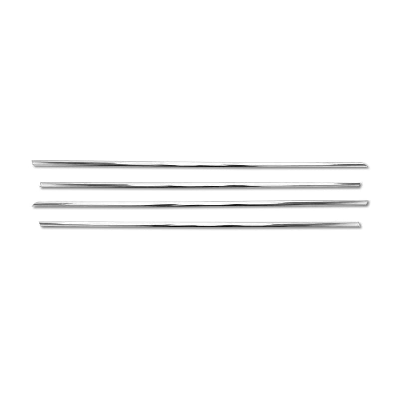 Baguettes pour contour Latérales pour Opel Astra H 2004-2009 Acier inox chrome