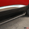 Marchepieds Latéraux pour Fiat Tipo Cross 2020-2024 Noir Aluminium 2 Pcs