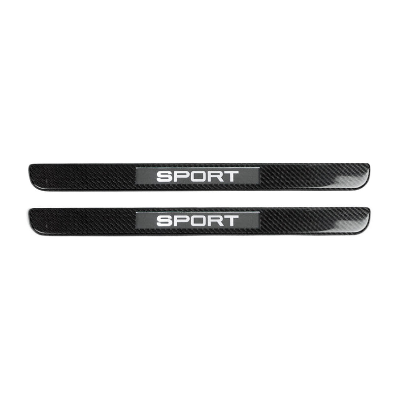 Seuils de porte Sport LED- 2 tlg 45 cm en carbone