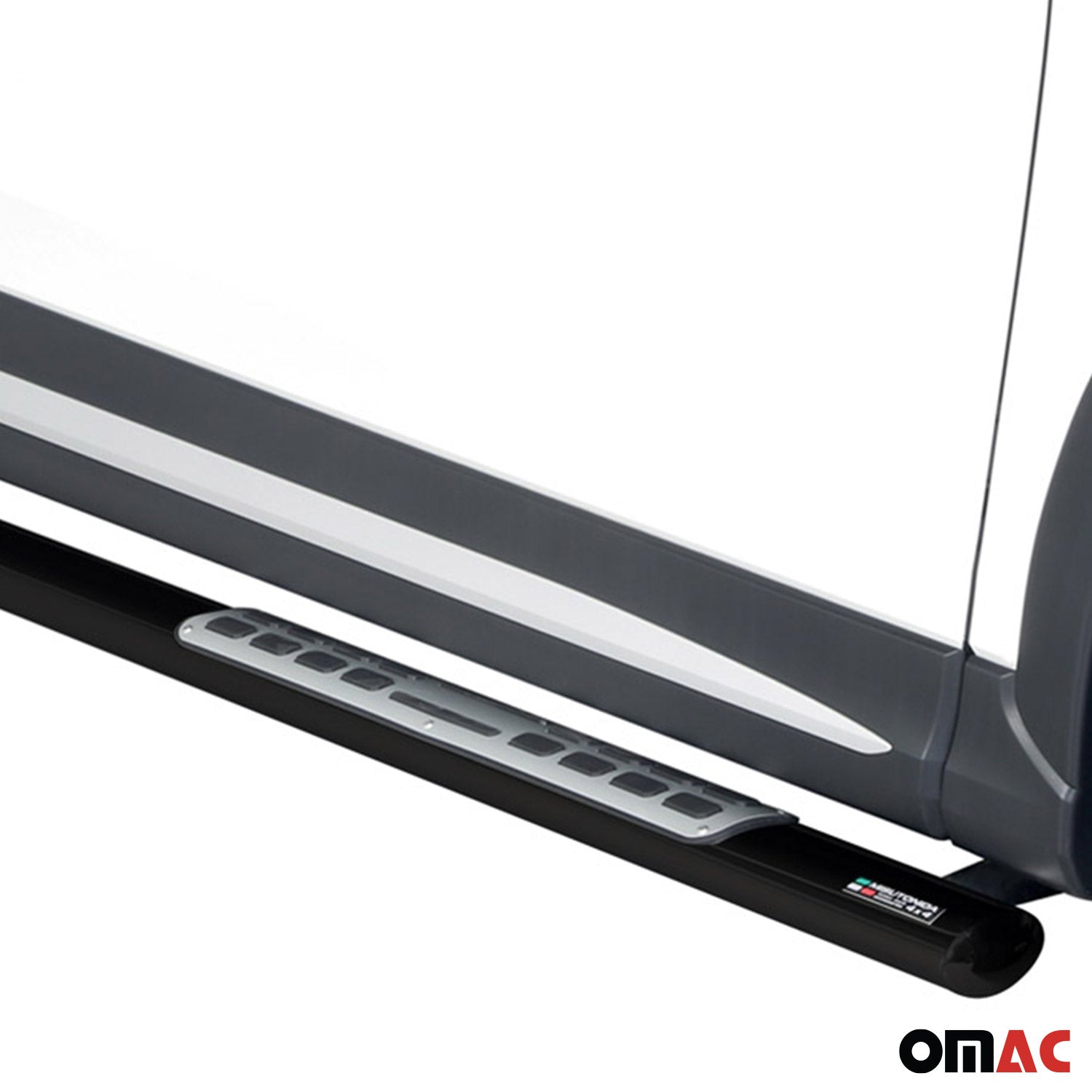 Marchepieds Latéraux pour Mitsubishi Eclipse Cross 2018-2020 Acier Inoxy Noir