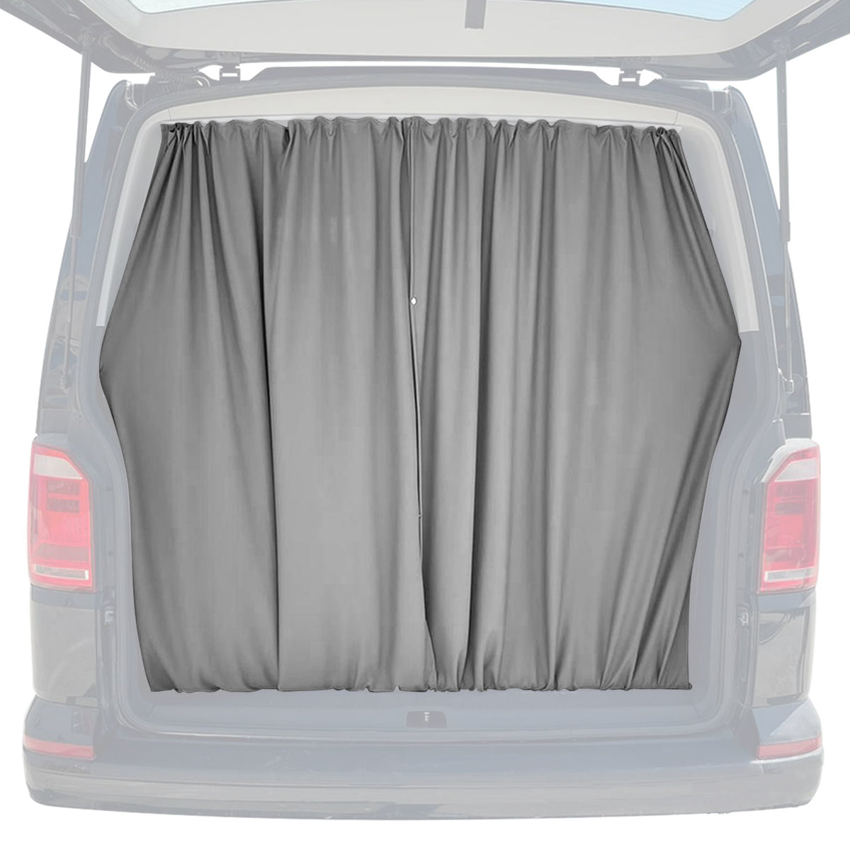 Rideaux De Porte Hayon pour VW Grand California H3 Gris Tissu