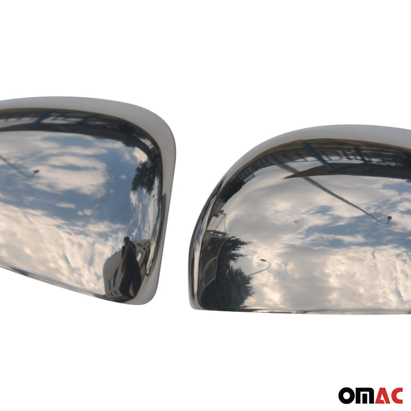 Coques de Rétroviseurs pour Toyota Avensis 2008-2015 en Acier Chromé Argent