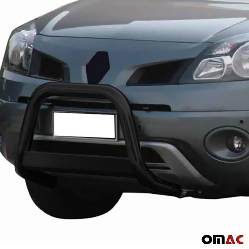 Pare-buffle Avant pour Renault Koleos 2008-2011 63 mm en Acier Noir