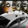 Barres de toit transversales pour BMW Serie 3 E90 2005-2012 Acier Gris