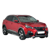 Pare-buffle Avant pour Peugeot 3008 2018-2021 63 mm en Acier Noir