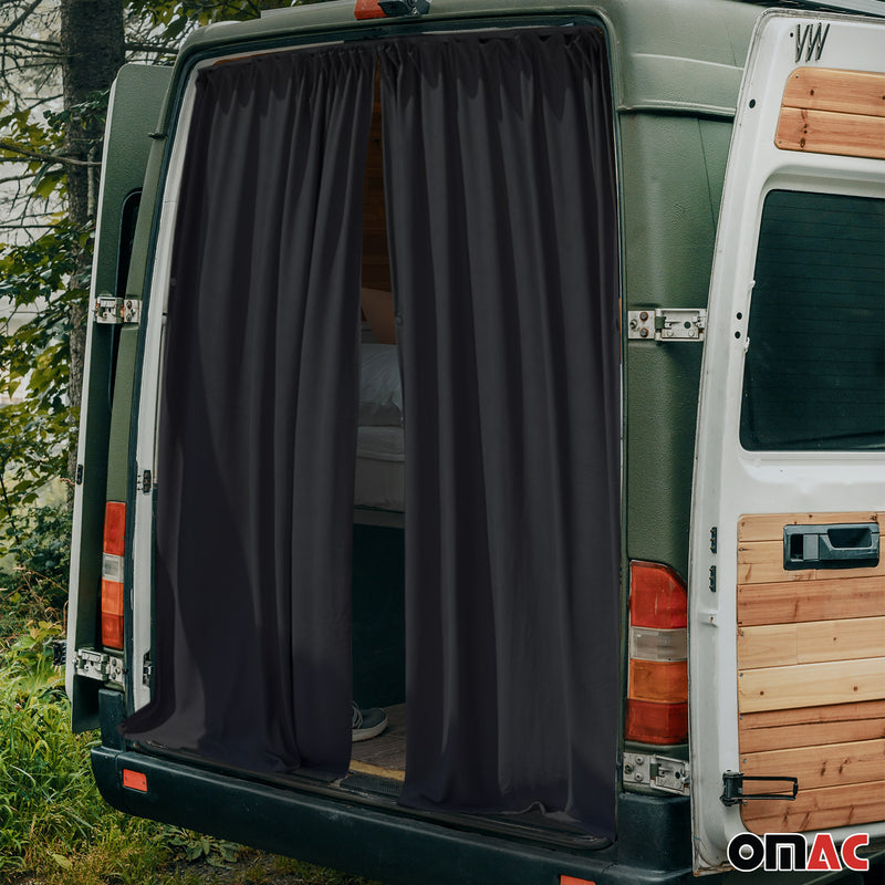 Rideaux De Porte Hayon Pour Citroen Jumpy Protection Solaire Noir