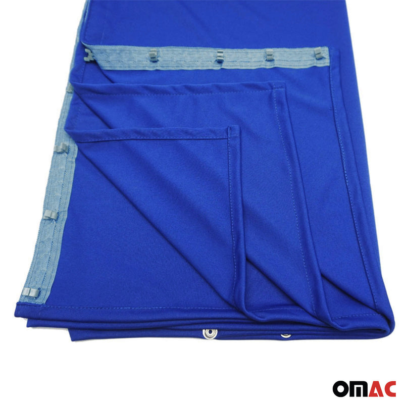 Rideaux De Porte Hayon Pour Citroen Jumper H2 Protection Solaire Bleu foncé