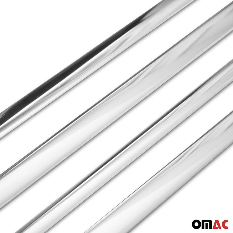 Baguettes pour contour Latérales pour Opel Astra J 2009-2015 4pc Inox Chrome