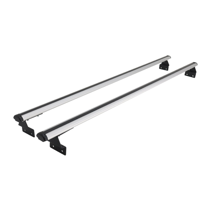 Barres de toit transversales pour Fiat Fullback 2015-2021 Aluminium Gris