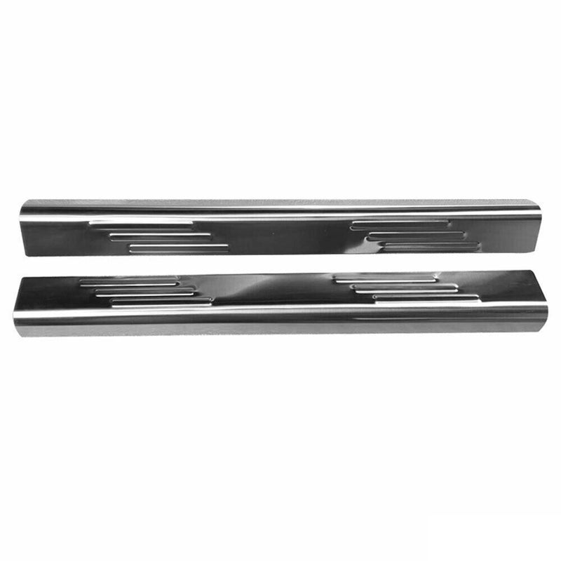 Couverture de Seuil de porte pour Ford Custom 2013-2024 acier inox chromé 2 Pcs