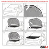 Protège Capot pour Fiat Ducato 2014-2021 Masque de voiture vinyle Noir complète