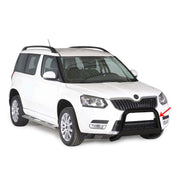 Pare-buffle Avant pour Skoda Yeti 2014-2017 63 mm en Acier Noir