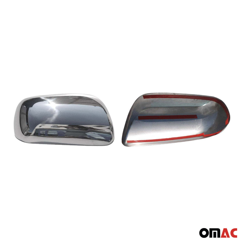 Coques de Rétroviseurs pour Toyota Camry XV40 2006-2011 en Acier Chromé Argent