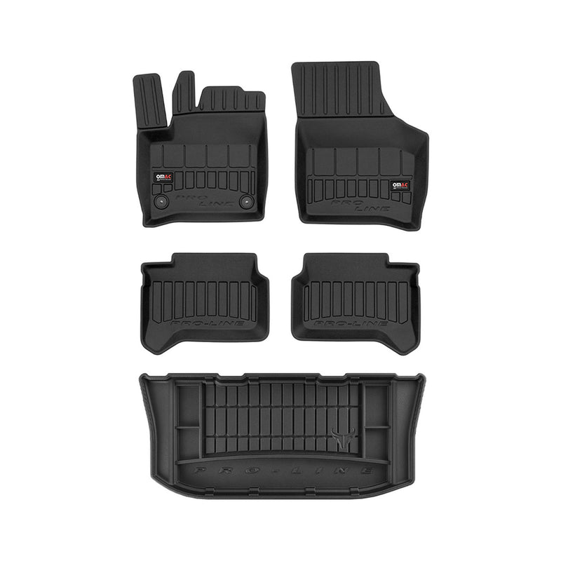 Kit Tapis de Sol et Coffre pour Skoda e-Citigo 2019-2022 TPE Noir