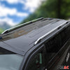Barres de toit longitudinales pour Opel Vivaro 2014-2024 Aluminium Gris