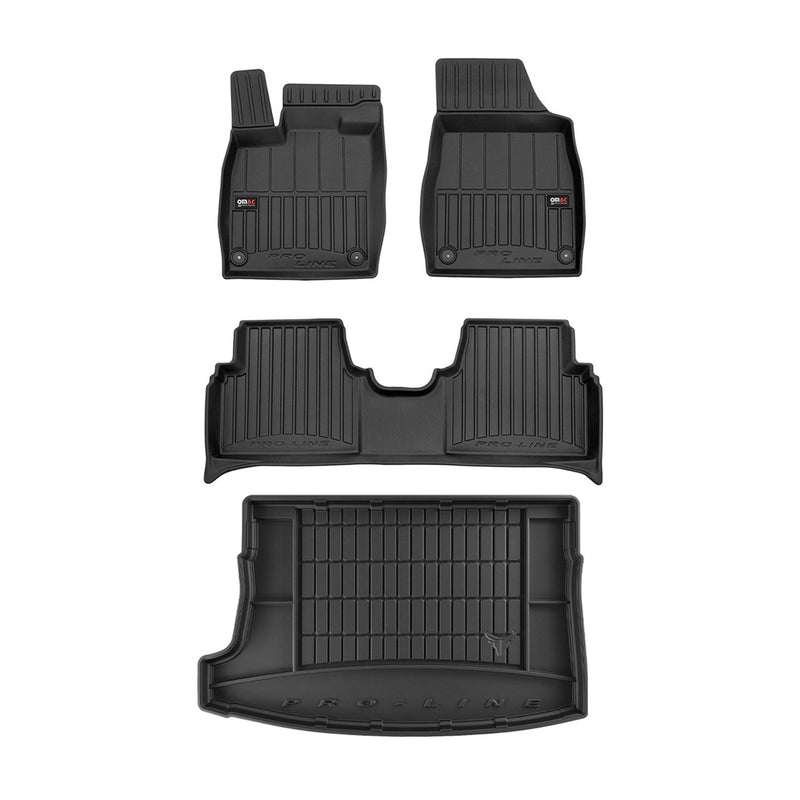 Kit Tapis de Sol et Coffre pour VW ID.3 2019-2022 TPE Noir