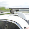 Barres de toit Transversales pour Audi A4 Allroad 2009-2015 Fer Noir