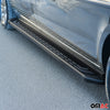 Marchepieds Latéraux pédale pour Dacia Logan MCV 2013-2021 Aluminium Noir 2Pcs