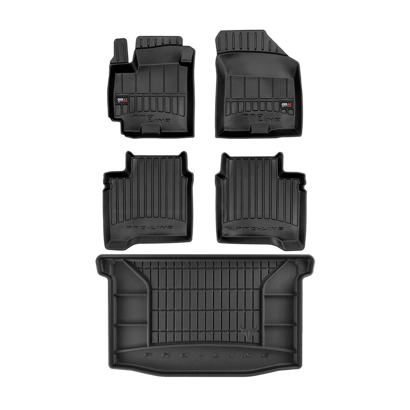 Kit Tapis de Sol et Coffre pour Suzuki Baleno 2015-2022 TPE Noir