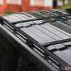 Kit Barres de toit pour Ford Transit Tourneo Courier 2012-2024 Alu Noir 4x