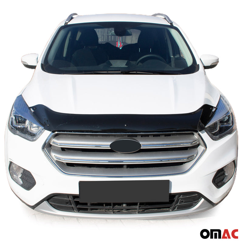 Déflecteur de Capot pour Ford Kuga 2017-2020 SUV en Acrylique Noir