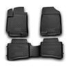 Tapis de sol pour Hyundai Accent Blue 2012-2021 en caoutchouc TPE 3D Noir 4Pcs