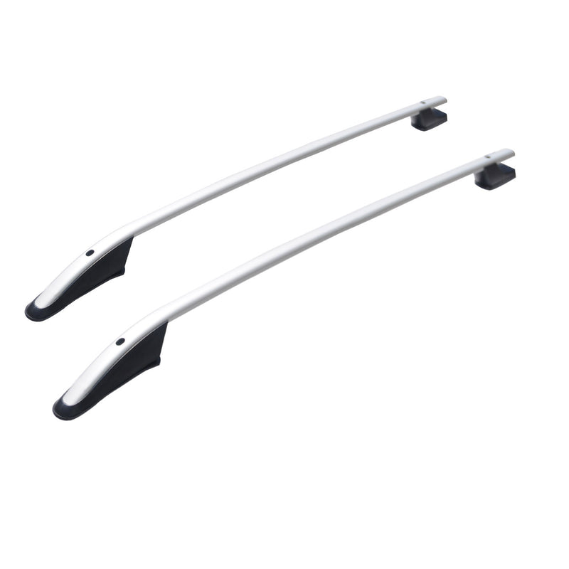 Barres de toit longitudinales pour Peugeot Partner 1996-2008 Aluminium Gris