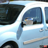Coques de Rétroviseurs pour Renault Kangoo II V2A 2008-2013 en Acier Argent