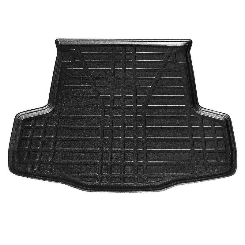 Tapis de Coffre pour Fiat Linea 2007-2021 Berline en TPE Noir