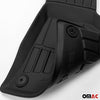 OMAC Tapis de sol en caoutchouc pour Audi A8 Long Version 2009-2018 Noir Premium