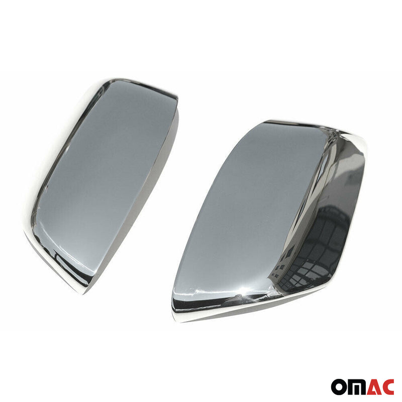 Coques de Rétroviseurs pour Toyota Land Cruiser Prado 2009-2023 Acier Chromé