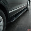 Marchepieds Latéraux pour Ford Transit Custom 2012-2024 Aluminium Noir L1 Court