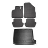 Kit Tapis de sol et coffre pour Citroen DS5 2011-2015 TPE Noir