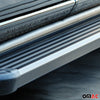 Marchepieds Latéraux pour Opel Mokka 2012-2019 Marche-pieds Aluminium Noir 2Pcs